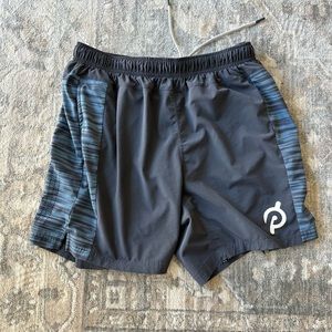 Peloton x Fourlaps men’s shorts - large - lined shorts - 7”